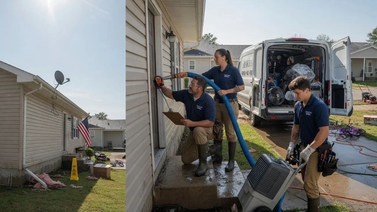 Ceiling Water Damage Restoration in Candor, NY near me